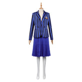 Wednesday Addams Cosplay Enid Schuluniform Outfits Halloween Karneval Kostüm